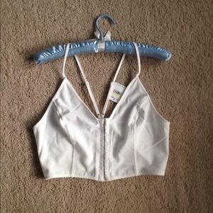Free People Corset Cropped Cami